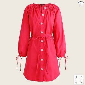 J. Crew Tie sleeve button front dress